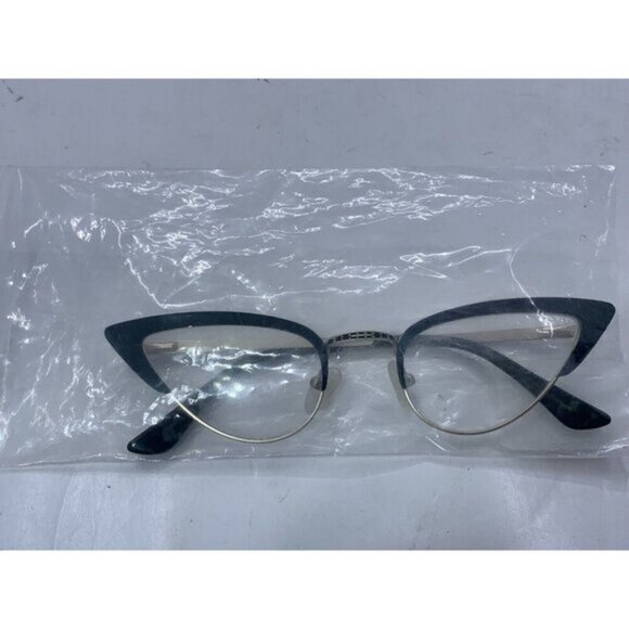 UNBRANDED 8107 Cat Eye Feline Pointed Eye Glasses - Dark Green - 50-19-140 - Picture 9 of 9